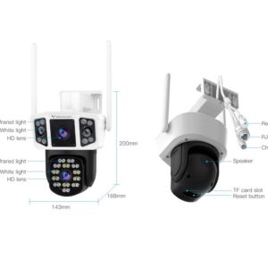 VSTARCAM CS667DR IP CAMERA ΕΞΩΤΕΡΙΚΟΥ ΧΩΡΟΥ - Εικόνα 2