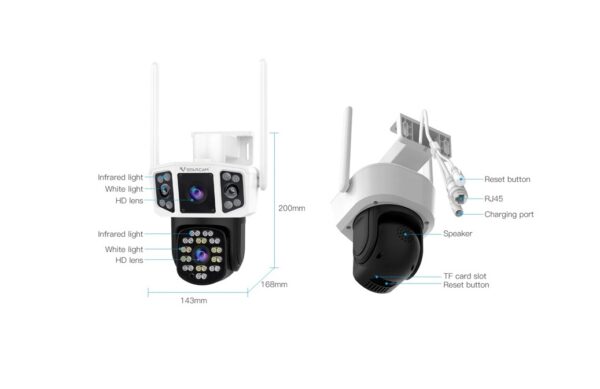 VSTARCAM CS667DR IP CAMERA ΕΞΩΤΕΡΙΚΟΥ ΧΩΡΟΥ