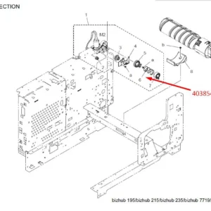 KONICA MINOLTA 4038541202 PRESSURE SPRING - Εικόνα 2