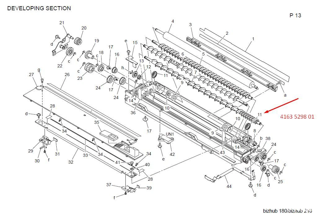 KONICA MINOLTA 4163529801 SPACER ROLLER - Εικόνα 2