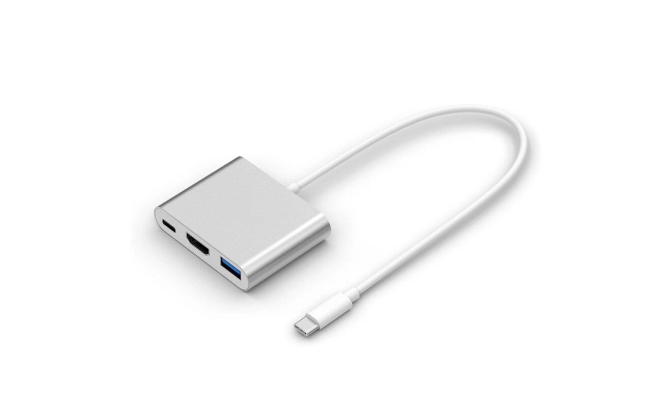 ΑΝΤΑΠΤΟΡΑΣ 3 ΣΕ 1 ΑΠΟ USB TYPE-C ΣΕ HDMI  USB 3.0  TYPE-C