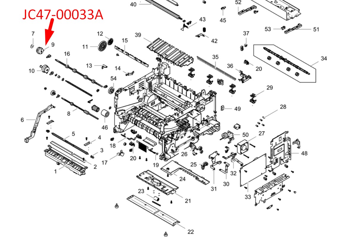 SAMSUNG JC47-00033A CLUTCH ASSY SPARE - Εικόνα 2