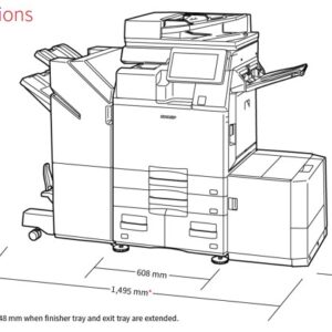 SHARP BP-60C45 COLOR LASER ΦΩΤΟΤΥΠΙΚΟ ΜΑΖΙ ΜΕ 2ο ΣΥΡΤΑΡΙ & ΕΡΓΟΣΤΑΣΙΑΚΗ ΒΑΣΗ - Εικόνα 4