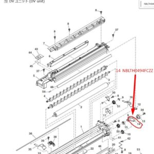 SHARP NBLTH0494FCZZ DEVELOPER BELT ORIGINAL - Εικόνα 2
