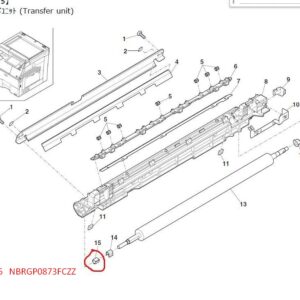 SHARP NBRGP0873FCZZ 2 ΣΥΡΤΑΡΙ ΚΑΙ TRANSFER ROLLER PLAIN BEARING - Εικόνα 1